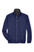 UltraClub 8921 Mens Adventure Wind & Water Resistant Full Zip Jacket Navy Blue/Charcoal Grey Flat Front