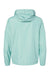 Independent Trading Co. EXP54LWZ Mens Full Zip Windbreaker Hooded Jacket Aqua Blue Flat Back