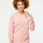 Independent Trading Co. Mens Icon Loopback Terry Hooded Sweatshirt Hoodie - Rose Pink