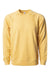 Independent Trading Co. SS1000C Mens Icon Loopback Terry Crewneck Sweatshirt Harvest Gold Flat Front