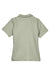 UltraClub 8981 Womens Cabana Breeze Short Sleeve Button Down Camp Shirt w/ Pocket Sage Green Flat Back