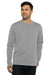 Next Level 9002NL Mens PCH Crewneck Sweatshirt Heather Grey Model Front