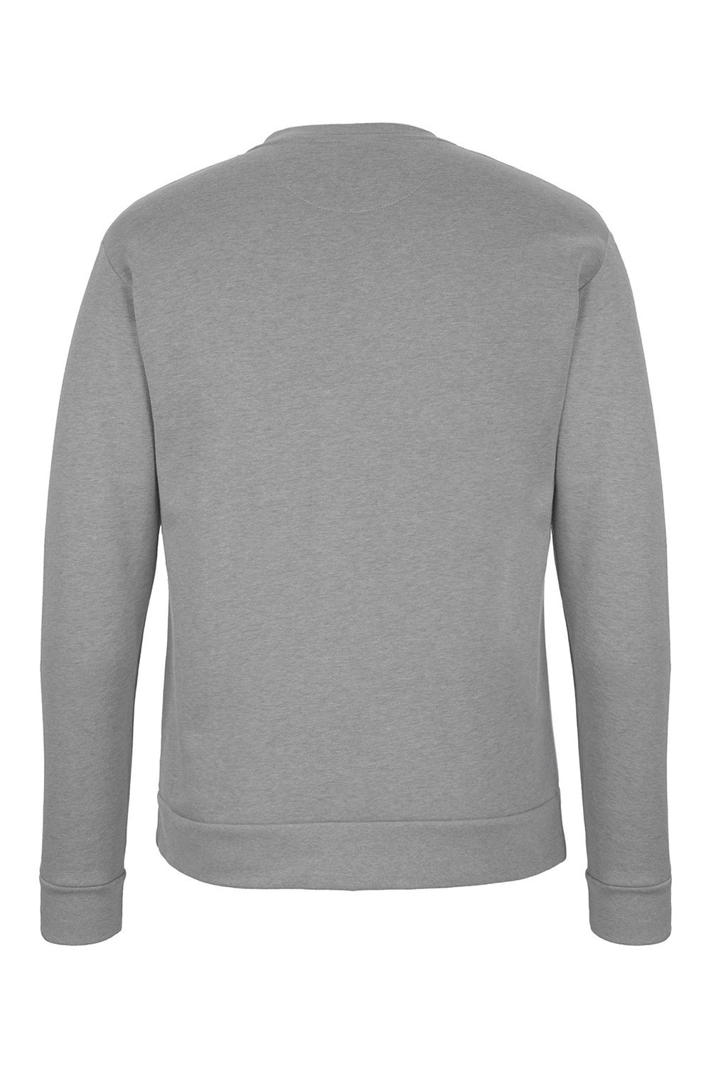 Next Level 9002NL Mens PCH Crewneck Sweatshirt Heather Grey Flat Back