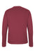 Next Level 9002NL Mens PCH Crewneck Sweatshirt Heather Cardinal Red Flat Back