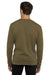 Next Level 9002NL Mens PCH Crewneck Sweatshirt Heather Military Green Model Back