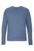 Next Level 9002NL Mens PCH Crewneck Sweatshirt Heather Bay Blue Flat Front