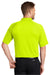 CornerStone CS420 Mens Select Tactical Moisture Wicking Short Sleeve Polo Shirt Safety Yellow Model Back