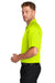 CornerStone CS420 Mens Select Tactical Moisture Wicking Short Sleeve Polo Shirt Safety Yellow Model Side