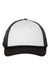 Richardson 213 Mens Low Pro Foamie Trucker Hat White/Black/Black Flat Front