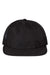 Richardson 935 Mens Rogue Wide Set Mesh Hat Black Flat Front