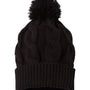 Richardson Mens Chunk Twist Cuffed Beanie - Black - NEW