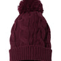 Richardson Mens Chunk Twist Cuffed Beanie - Burgundy - NEW