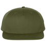 Richardson Mens Pinch Front Structured Snapback Trucker Hat - Army Olive Green - NEW