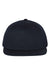 Richardson 255 Mens Pinch Front Structured Snapback Trucker Hat Navy Blue Flat Front