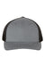 Richardson 112Y Youth Trucker Snapback Hat Heather Grey/Black Flat Front