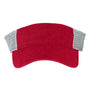 Sportsman Mens Pigment Dyed Adjustable Trucker Visor - Red/Stone - NEW