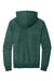 Jerzees 90M/90MR Mens Vintage Snow French Terry Hooded Sweatshirt Hoodie w/ Pouch Pocket Heather Forest Green Flat Back