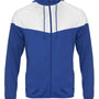 Badger Mens Spirit Full Zip Hooded Jacket - Royal Blue/White