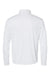 C2 Sport 5102 Mens Moisture Wicking 1/4 Zip Pullover White Flat Back