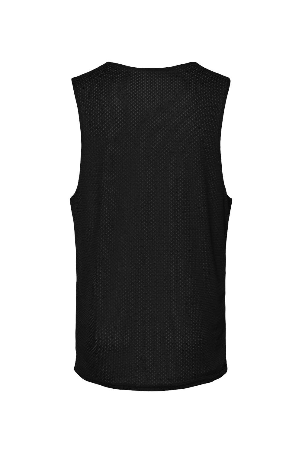 C2 Sport 5729 Mens Reversible Mesh Tank Top Black/White Flat Back