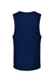 C2 Sport 5729 Mens Reversible Mesh Tank Top Navy Blue/White Flat Back