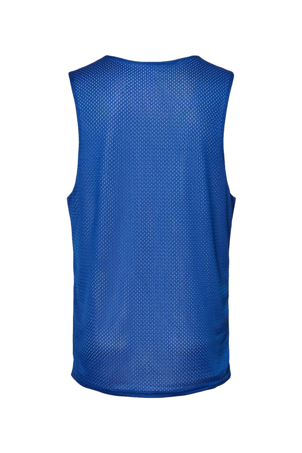 C2 Sport 5729 Mens Reversible Mesh Tank Top Royal Blue/White Flat Back