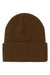 Yupoong 1501KC Mens Cuffed Beanie Caramel Flat Front