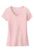 District DT6503 Womens Very Important Short Sleeve V-Neck T-Shirt Dusty Lavender Flat Front