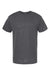 M&O 4800 Mens Gold Soft Touch Short Sleeve Crewneck T-Shirt Heather Dark Grey Flat Front