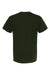 M&O 4800 Mens Gold Soft Touch Short Sleeve Crewneck T-Shirt Forest Green Flat Back