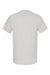 M&O 4800 Mens Gold Soft Touch Short Sleeve Crewneck T-Shirt Platinum Grey Flat Back