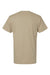 M&O 4800 Mens Gold Soft Touch Short Sleeve Crewneck T-Shirt Sand Flat Back