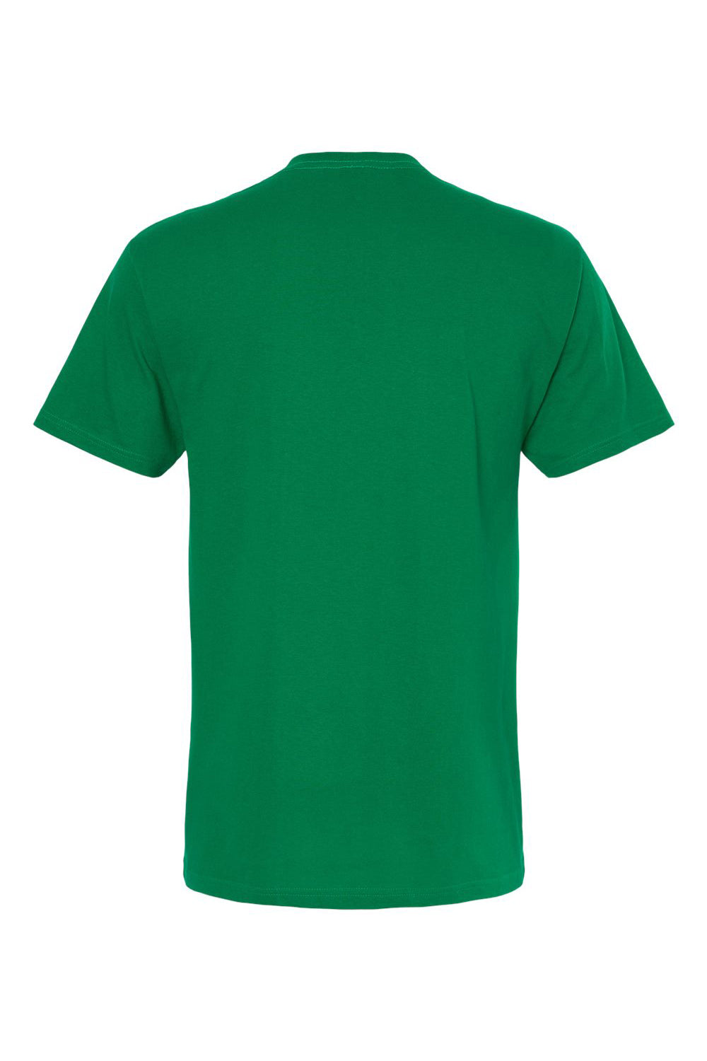 M&O 4800 Mens Gold Soft Touch Short Sleeve Crewneck T-Shirt Fine Kelly Green Flat Back