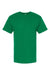 M&O 4800 Mens Gold Soft Touch Short Sleeve Crewneck T-Shirt Fine Kelly Green Flat Front