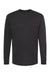 M&O 4820 Mens Gold Soft Touch Long Sleeve Crewneck T-Shirt Black Flat Front