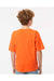 M&O 4850 Youth Gold Soft Touch Short Sleeve Crewneck T-Shirt Orange Model Back