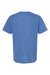 M&O 4800 Mens Gold Soft Touch Short Sleeve Crewneck T-Shirt Heather Royal Blue Flat Back