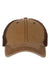 Legacy DTA Mens Dashboard Trucker Hat Camel/Brown Flat Front