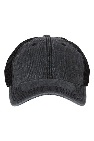 Legacy DTA Mens Dashboard Trucker Hat Black Flat Front