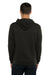 Next Level 9302 Mens Malibu Hooded Sweatshirt Hoodie w/ Pouch Pocket Heather Black Model Back