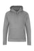 Next Level 9302 Mens Malibu Hooded Sweatshirt Hoodie w/ Pouch Pocket Heather Grey Flat Front