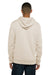 Next Level 9302 Mens Malibu Hooded Sweatshirt Hoodie w/ Pouch Pocket Oatmeal Model Back