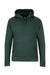 Next Level 9302 Mens Malibu Hooded Sweatshirt Hoodie w/ Pouch Pocket Heather Forest Green Flat Front