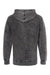 Independent Trading Co. PRM4500MW Mens Mineral Wash Hooded Sweatshirt Hoodie Black Flat Back