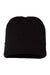 Cap America TKN24 Mens USA Made Cuffed Knit Beanie Black Flat Front