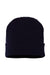 Cap America TKN24 Mens USA Made Cuffed Knit Beanie True Navy Blue Flat Front