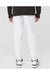 Independent Trading Co. IND20PNT Mens Fleece Sweatpants w/ Pockets White Model Back