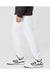 Independent Trading Co. IND20PNT Mens Fleece Sweatpants w/ Pockets White Model Side