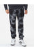 Independent Trading Co. PRM50PTTD Mens Tie-Dye Fleece Sweatpants w/ Pockets Black Model Front