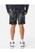 Independent Trading Co. PRM50STTD Mens Tie-Dye Fleece Shorts w/ Pockets Black Model Back